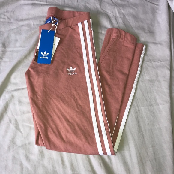 adidas dust pink leggings